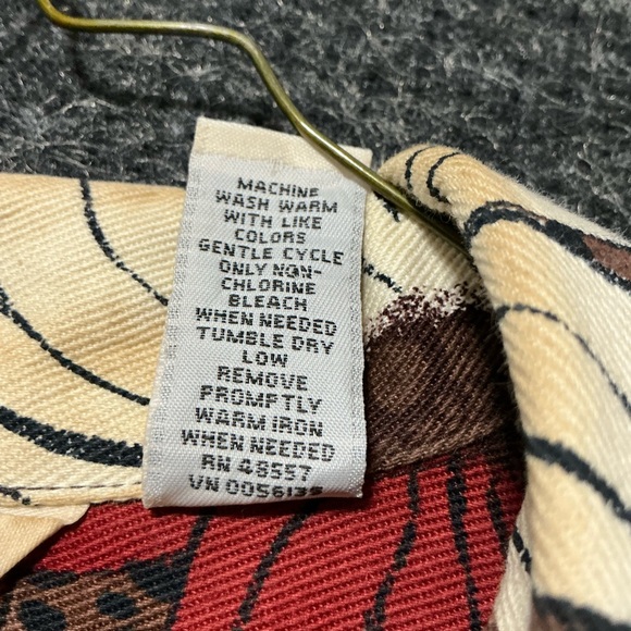 French Laundry Kids Floral Jean Jacket - Red, Orange, White - Picture 4 of 13